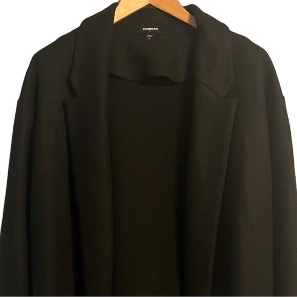 EXPRESS blazer for layering in cooler weather. Black Sz Medium women EUC - Picture 3 of 14